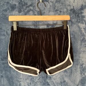 BOZZOLO Black and White Stretchy Striped‎ Shorts Womans Size Small